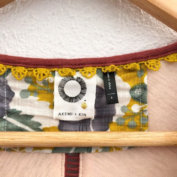 AKEMI + KIN By Anthroplogie Quilted Jacket Small Size - Picture 8 of 11